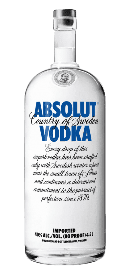 Vodka Absolut 40% 4,5L