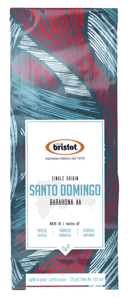 Káva Bristot Santo Domingo 225G Zrnková