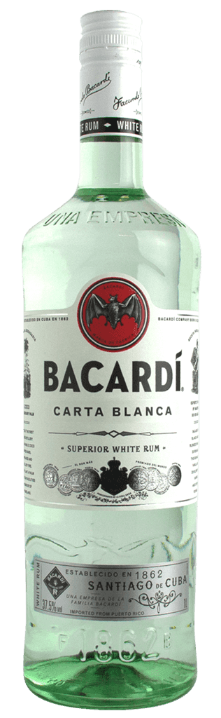 Bacardi Carta Blanca 37,5% 1L