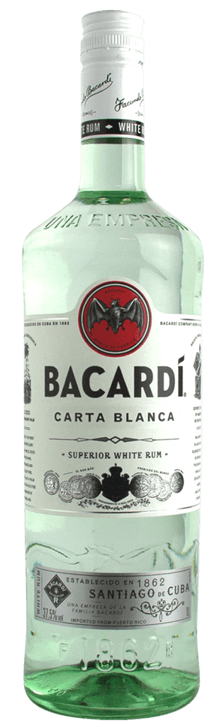 Bacardi Carta Blanca 37,5% 1l