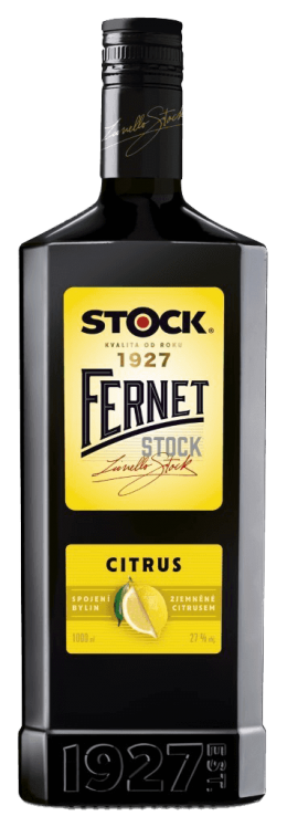 Likér Fernet Stock Citrus 27% 1L