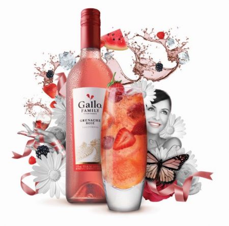 Víno Gallo Family Vineyards Grenache Rose Ružové 0,75L - Image 3