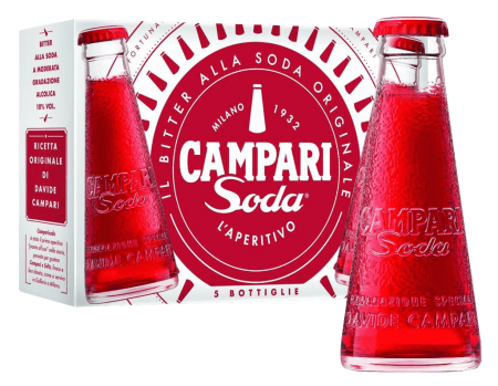 Miešaný Nápoj Campari Soda 10% 5X0,098L 5-Pack