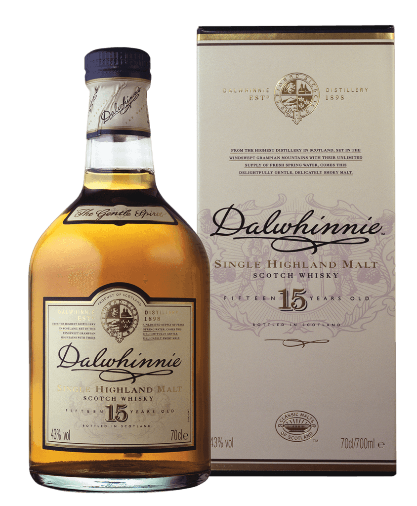 Dalwhinnie Classic Malts 15Yo 43% 0,7L Krabička