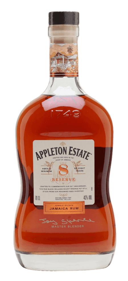 Rum Appleton Estate 8Yo Reserve Master Blend 43% 0,7L