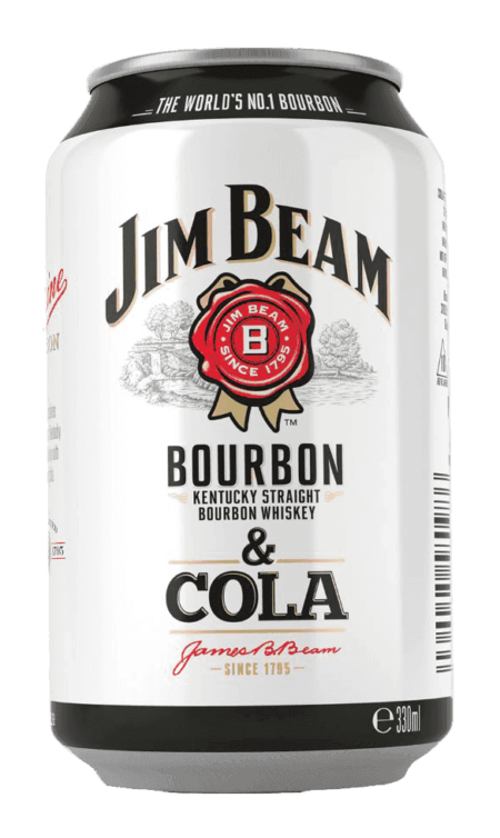 Miešaný Nápoj Jim Beam Cola 4,5% 0,33L Plech Z