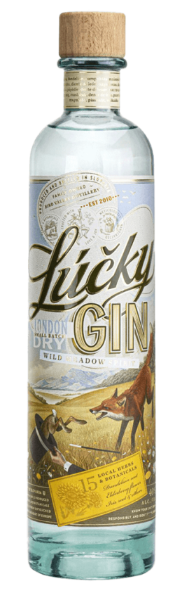 Gin Lúčky 40% 0,7L