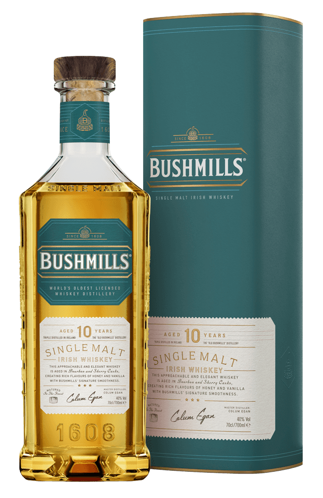 Bushmills 10Yo 40% 0,7L Tuba