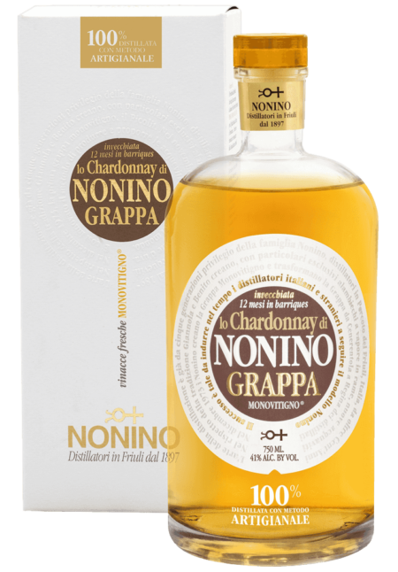 Grappa Nonino Chardonnay Barrique 41% 0,7L Krabička