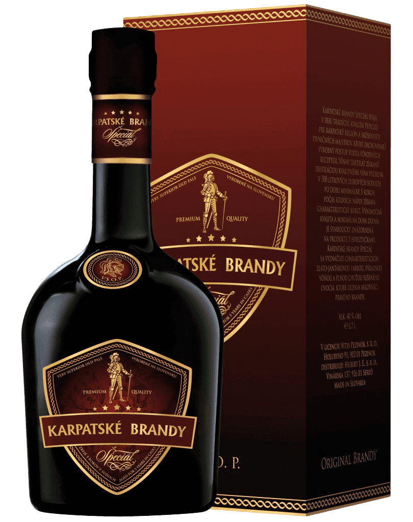 Karpatské Brandy Špeciál 40% 0,7L Krabička