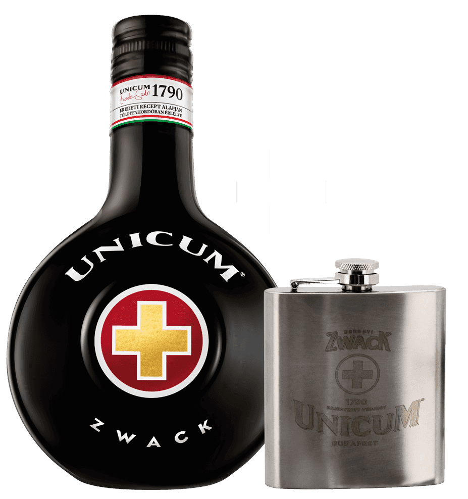 Unicum 0,7L S Ploskačkou
