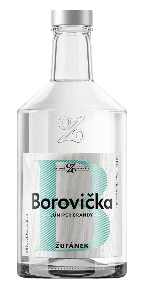 Borovička Žufánek 45% 0,5L