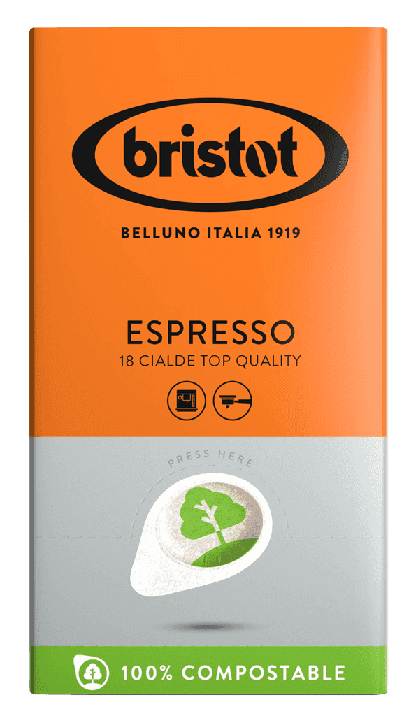 Káva Bristot Espresso Pods Ese 18Ks X 7G