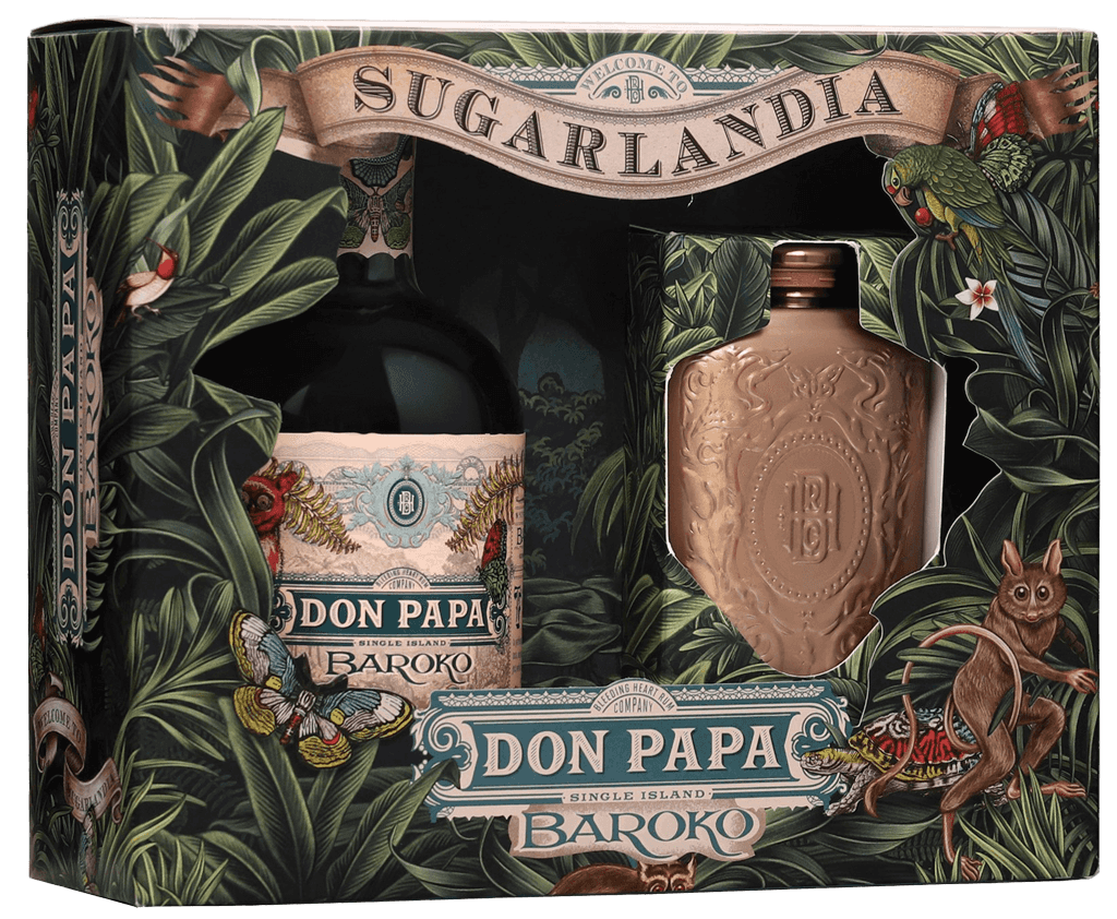 Don Papa Baroko 40% 0,7L + Ploskačka