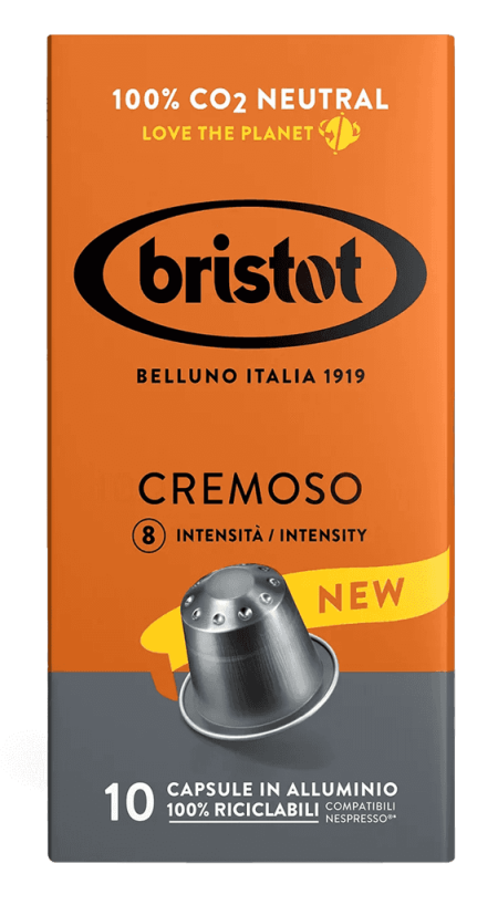Káva Bristot Nespresso Cremoso 55G Kapsule 10Ks  Aluminiove