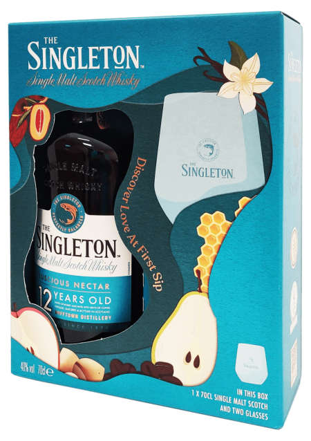 Whisky Singleton Duff 12Yo 40% 0,7L + 2 Poháre 2022