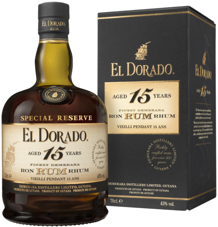 Rum El Dorado 15Yo 43% 0,7L Krabička