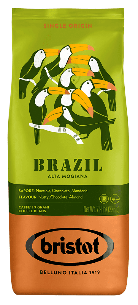 Káva Bristot Brasil Alta Mogiana 225G Zrnková