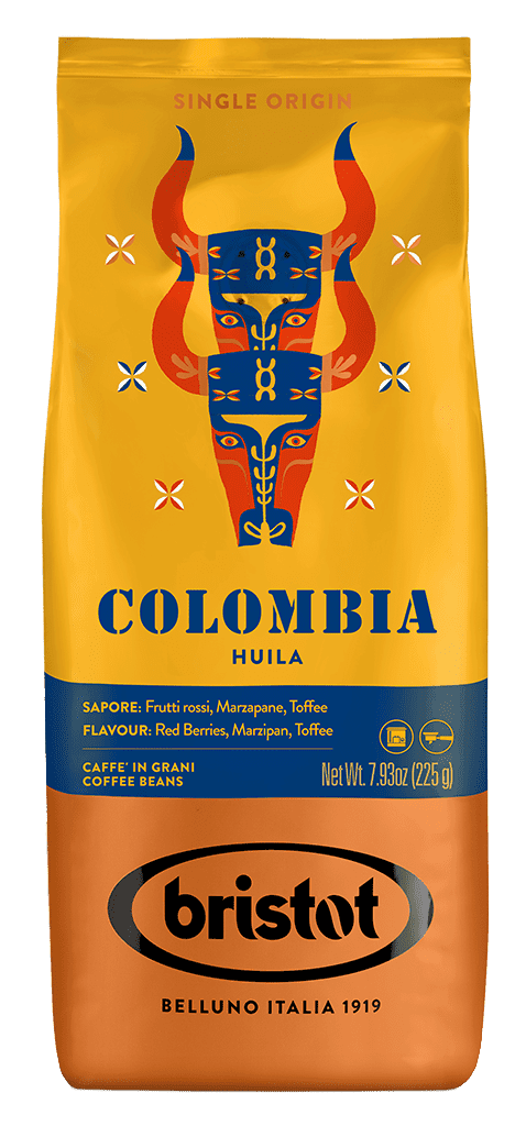 Káva Bristot Colombia 225G Zrnková