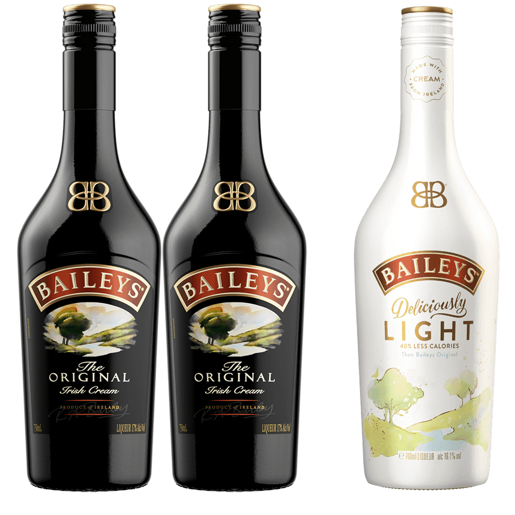 2X Baileys Írsky 17% 0,7L + Baileys Deliciously Light 0,7L Ako Darček