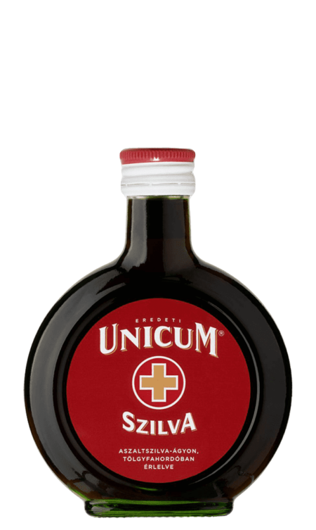 Likér Unicum Szilva Bylinný 34,5% 0,1L Ploskačka