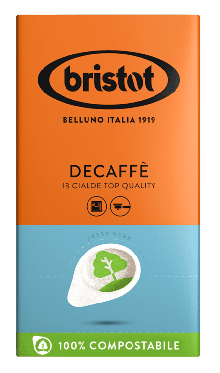 Káva Bristot Decaffe Pods Ese 18Ks X 7G