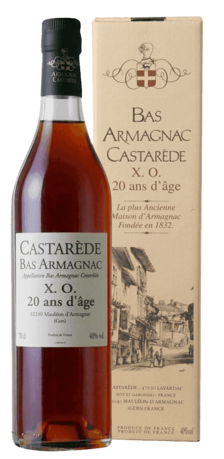 Armagnac Castarede Xo 20Yo D' Age 40% 0,7L Krabička