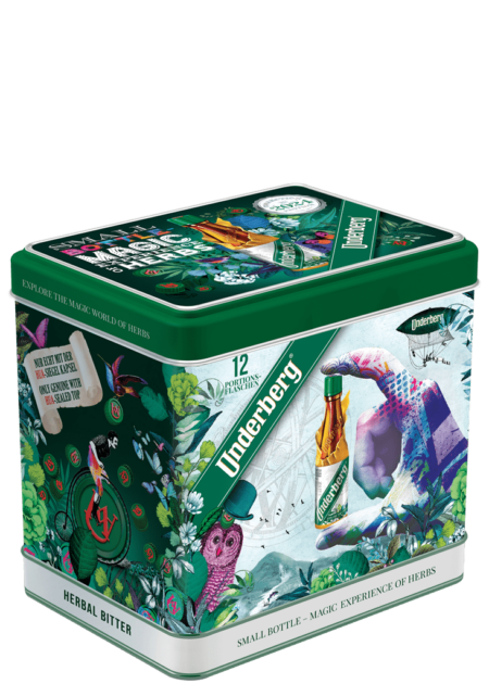 Likér Underberg 44% 0,02L12 Pack Plech