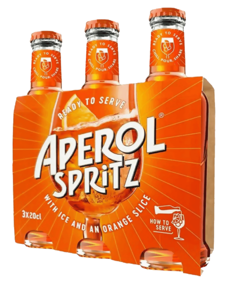 Miešaný Nápoj Aperol Spritz Bitter 9% 3X0,2L 3-Pack