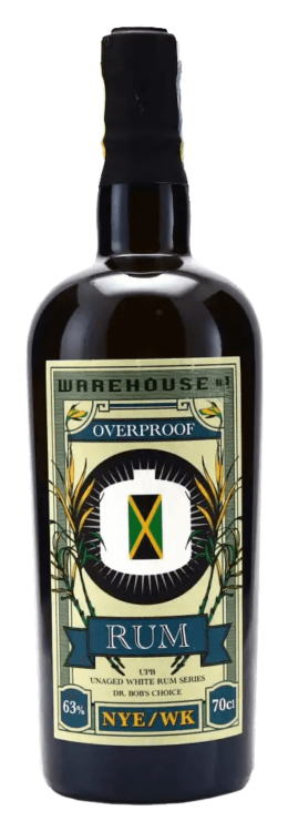 Rum Warehouse #1 Overproof White 63% 0,7L