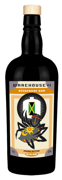 Rum Warehouse #1 Overproof Anansi Edition 63%  0,7L