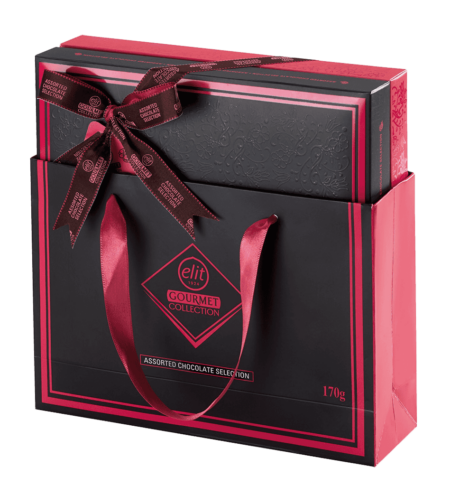 Bonbóny Elit Gourmet Collection Ružová 170G + Darč.taška