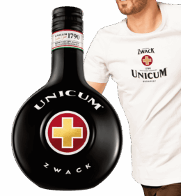 Likér Unicum Bylinný 40% 0,7L + Tričko Ako Darček