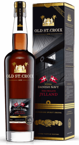 Rum Old St. Croix Royal Danish Navy The Frigate Jylland 45% 0,7L Krabička