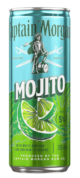 Miešaný Nápoj Captain Morgan White Mojito Rtd 5% 0,25L Plech Z