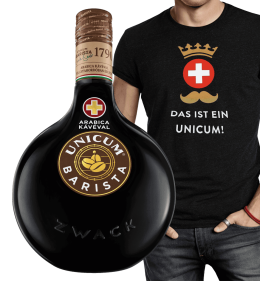 Likér Unicum Barista 0,7L + Tričko "Puk" Ako Darček