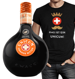 Likér Unicum Orange 0,7L + Tričko "Puk" Ako Darček