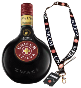 Likér Unicum Szilva Bylinný 32% 0,7L + Kľúčenka A Štítok Na Batožinu