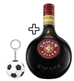 Likér Unicum Szilva Bylinný 32% 0,7L + Futbalová Kľúčenka Ako Darček