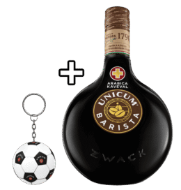 Likér Unicum Barista Bylinný 34,5% 0,7L + Futbalová Kľúčenka Ako Darček