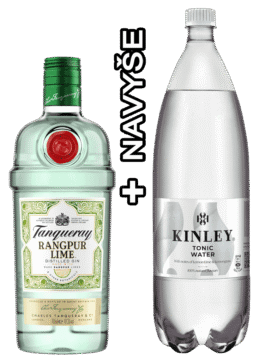 Gin Tanqueray Rangpur 41,3% 0,7L + Kinley Tonic 1,5L Ako Darček