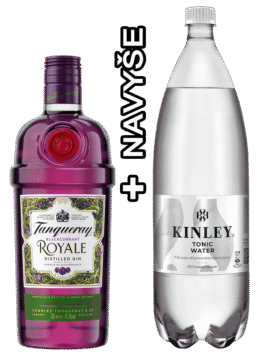 Gin Tanqueray Royale Blackcurrant 41,3% 0,7L + Kinley Tonic 1,5L Ako Darček