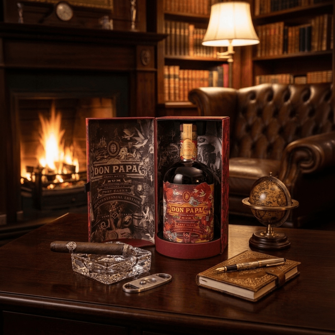 Rum Don Papa Port Cask Quincentennial Edition 50% 0,7L Tuba – Obrázok 3