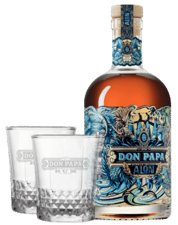 Rum Don Papa Alon 40% 0,7L + 2X Pohár