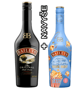 Likér Baileys Írsky 17% 0,7L + Likér Baileys Popcorn 17% 0,5L Navyše