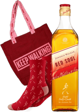 Whisky Johnnie Walker Red Soul 40% 0,7L + Ponožky A Taška Ako Darček